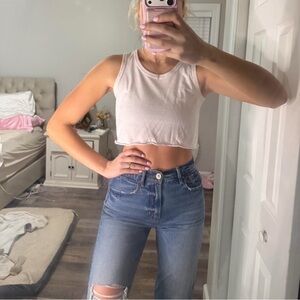 Brandy Melville Pink Crop Top